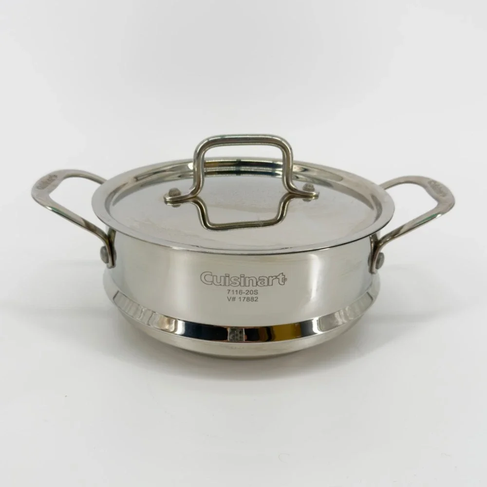 Cuisinart 7116-20S Chef's Classic Stainless Steel Steamer Insert with Lid 20cm